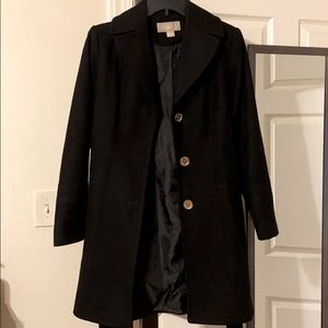 Michael Kors black pea coat